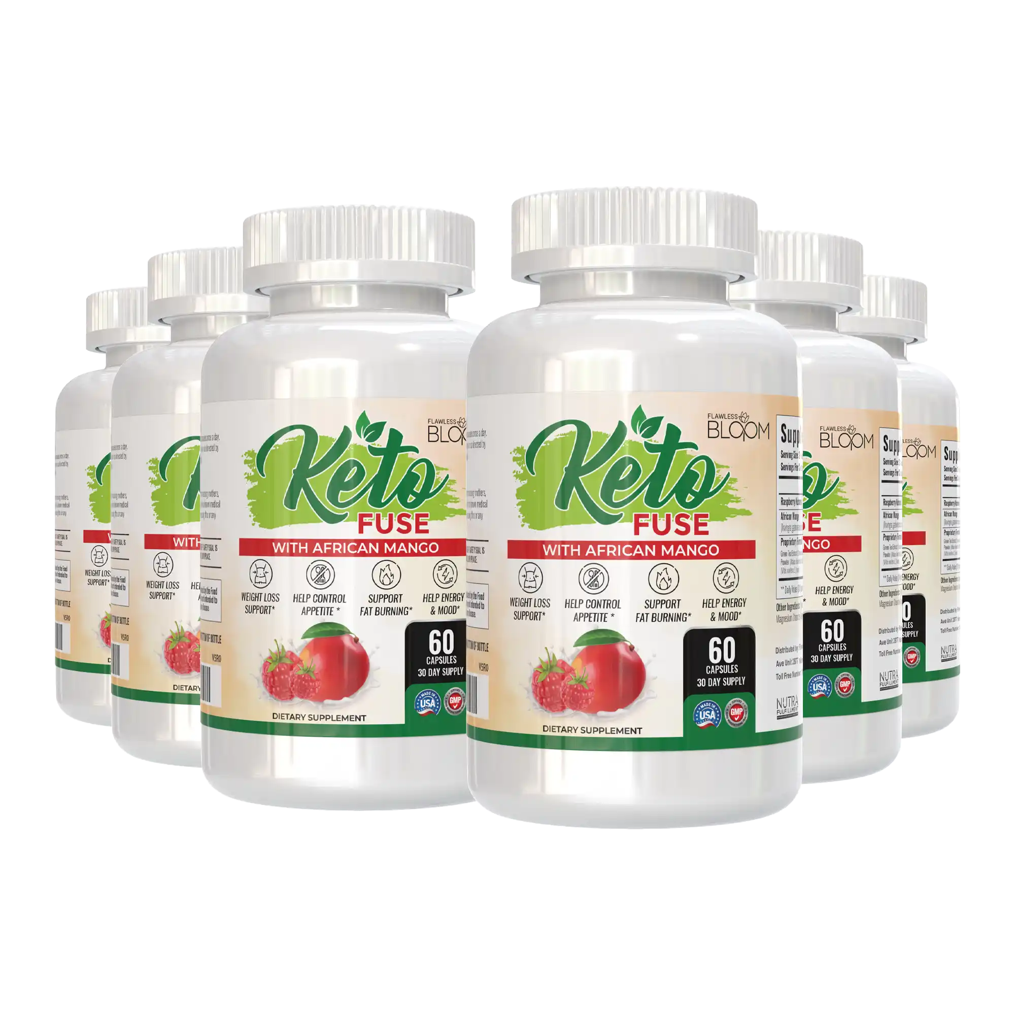 KetoFuse Keto Diet Supplement Capsules for Metabolism, Energy & Appetite Support