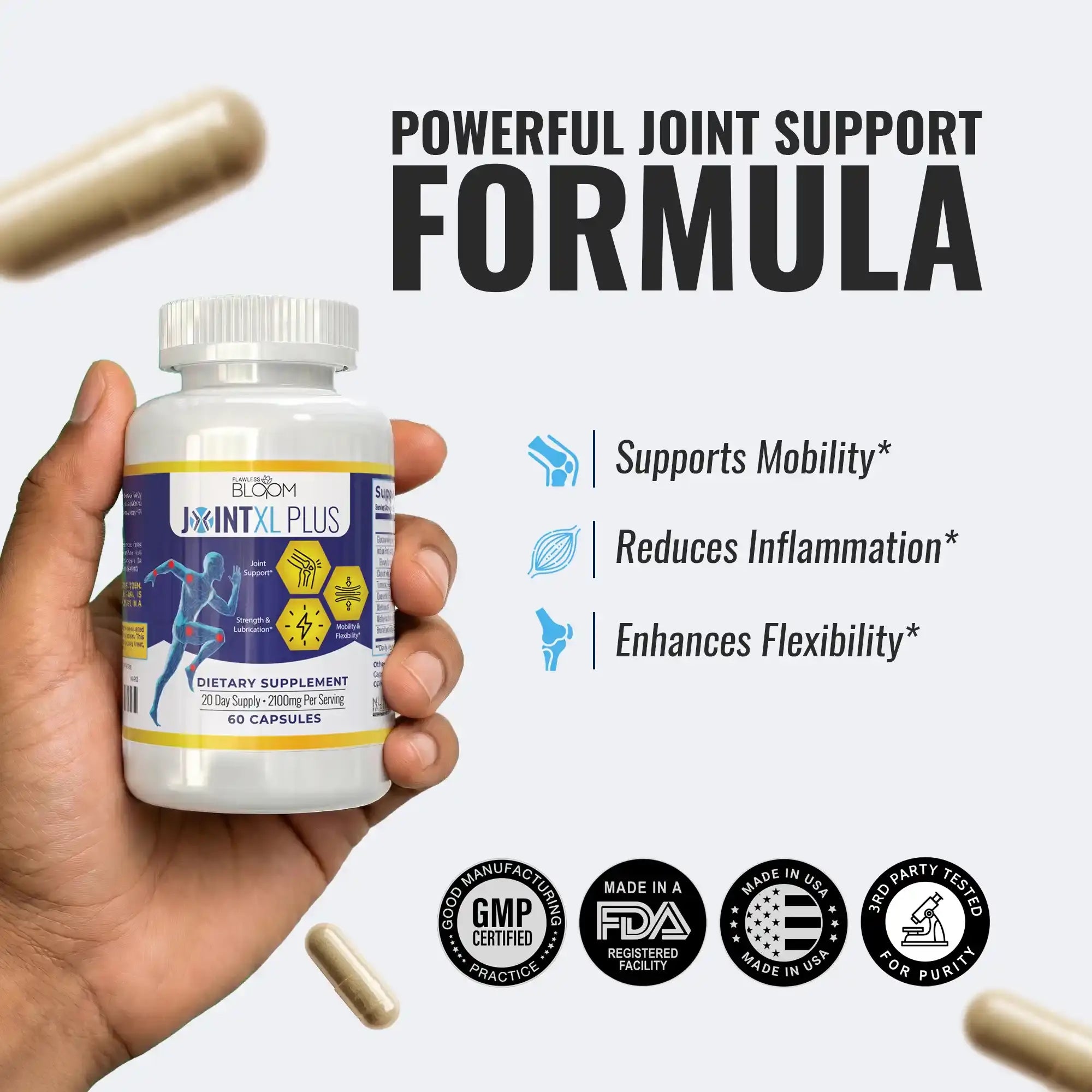 JointXL Plus - Advanced Joint Support Supplement with Glucosamine