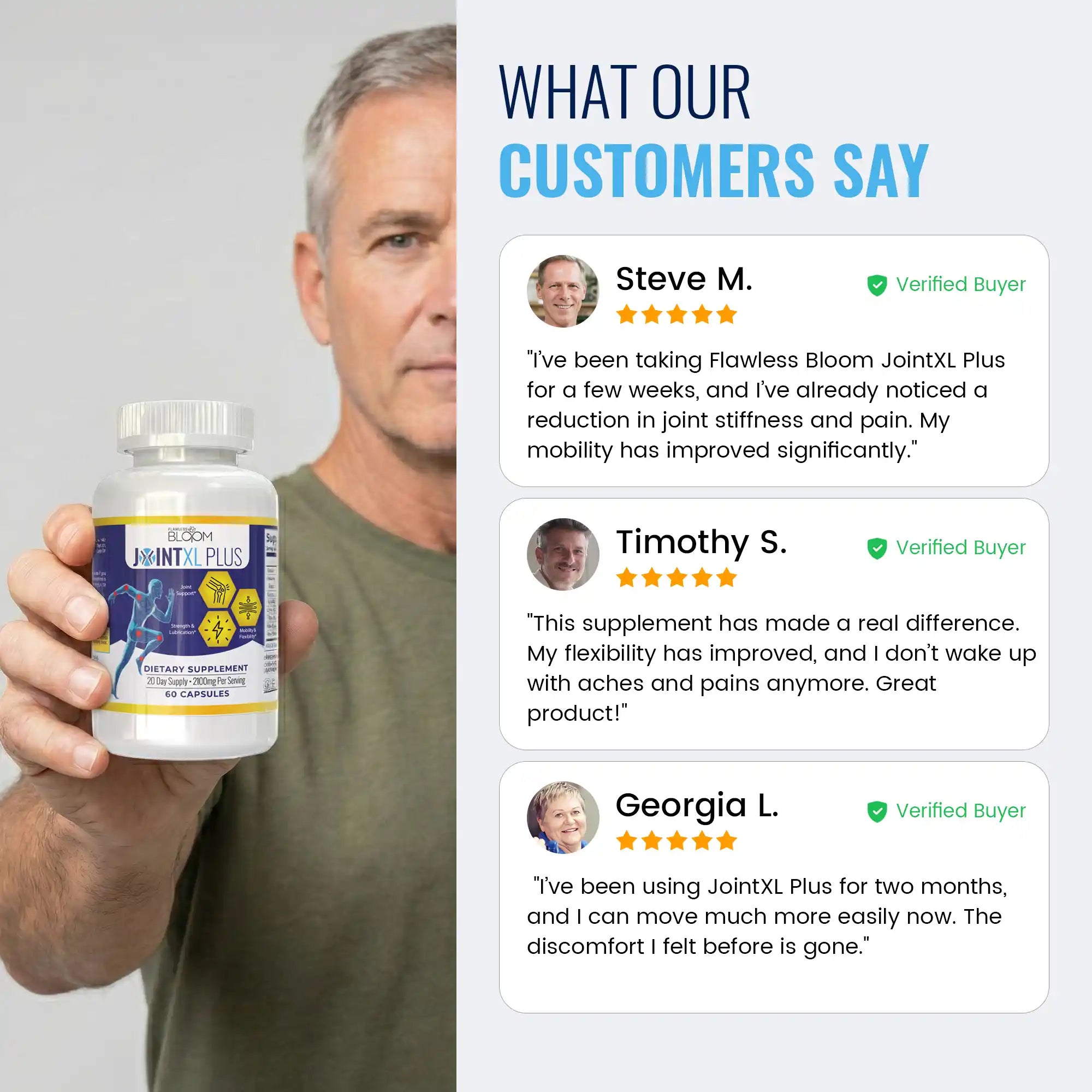 JointXL Plus - Advanced Joint Support Supplement with Glucosamine