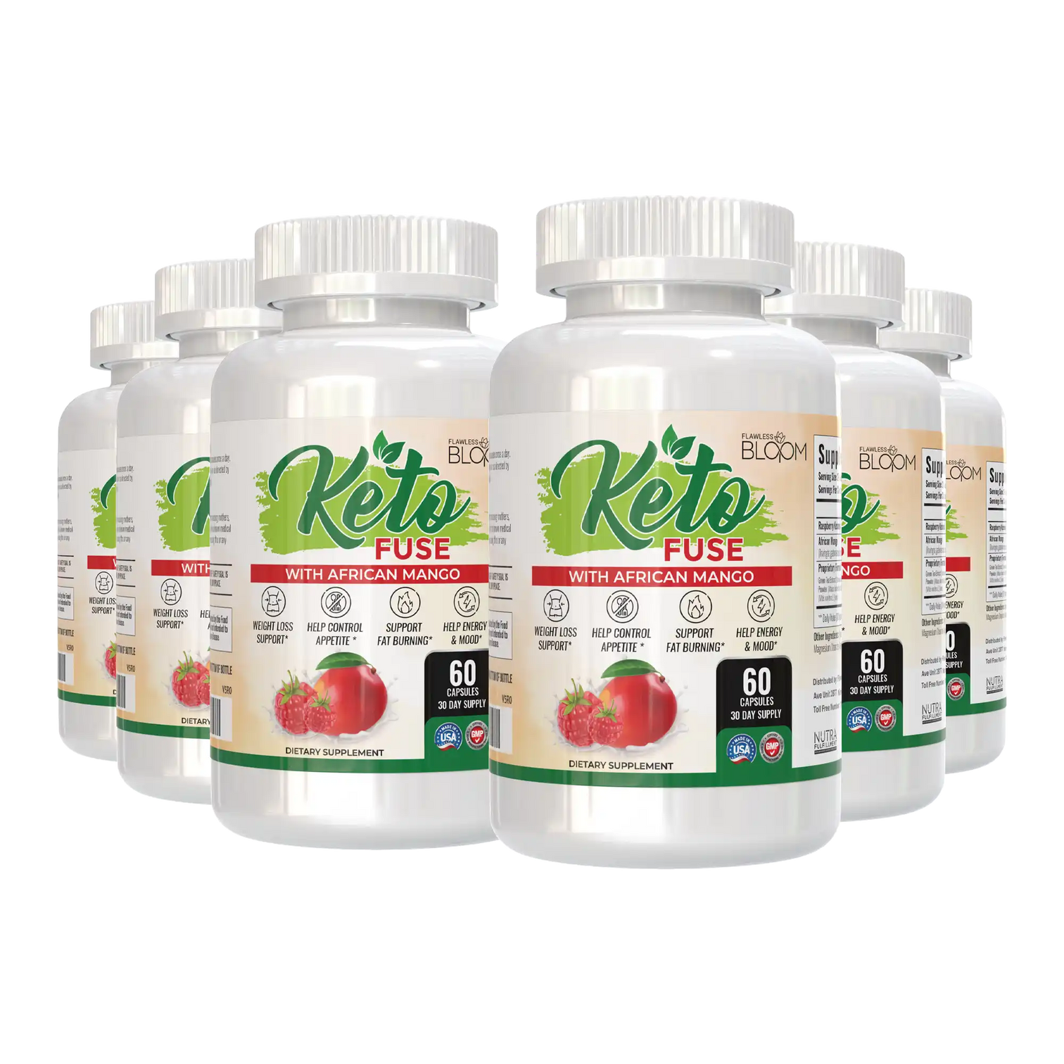 KetoFuse Keto Diet Supplement Capsules for Metabolism, Energy & Appetite Support