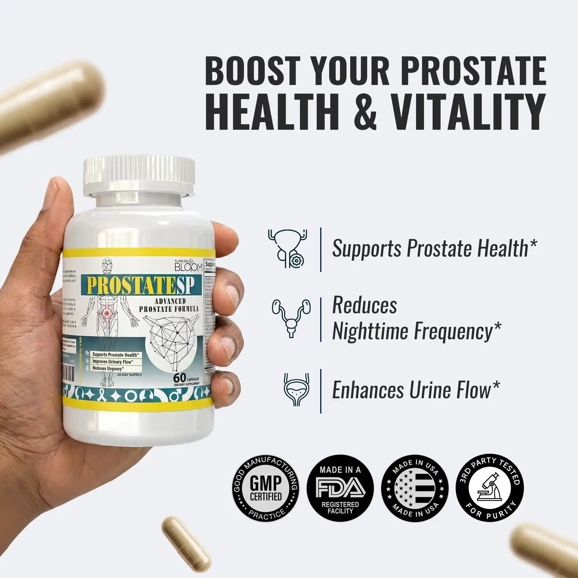 Prostatesp | Prostate Support Formula with Potent Ingredients